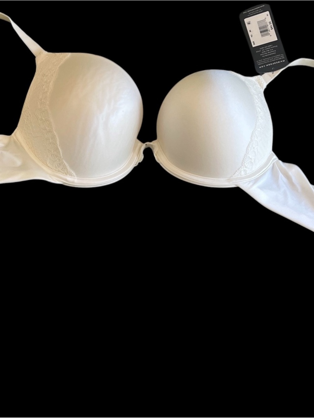 MAIDENFORM 36C bra NWT push-up plush padding converts to halter